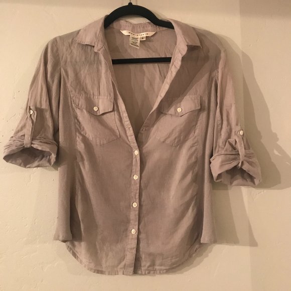 Max Studio Button Down Stretchy Cotton Shirts (2) - Picture 4 of 4